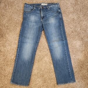 Lee Men's Straight Leg Blue Jeans, Size 34X32